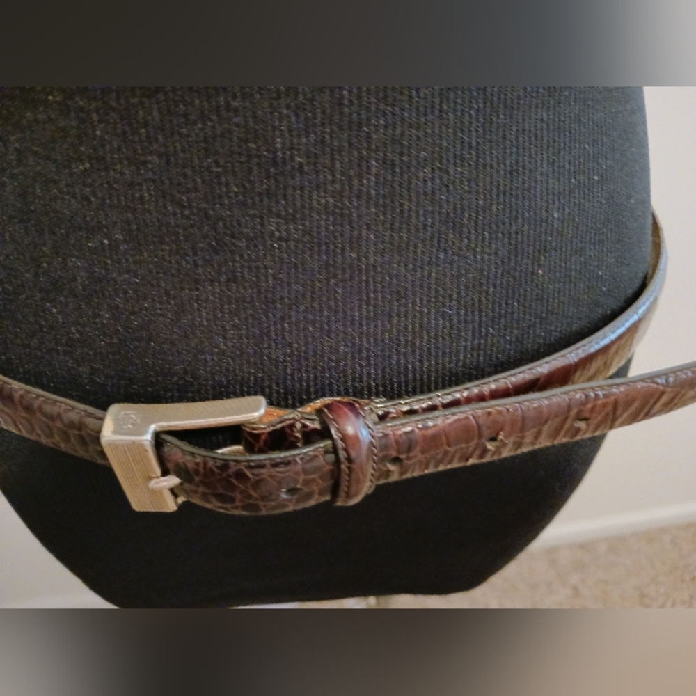 Lauren Ralph Lauren Brown Leather Belt EUC - Picture 2 of 16